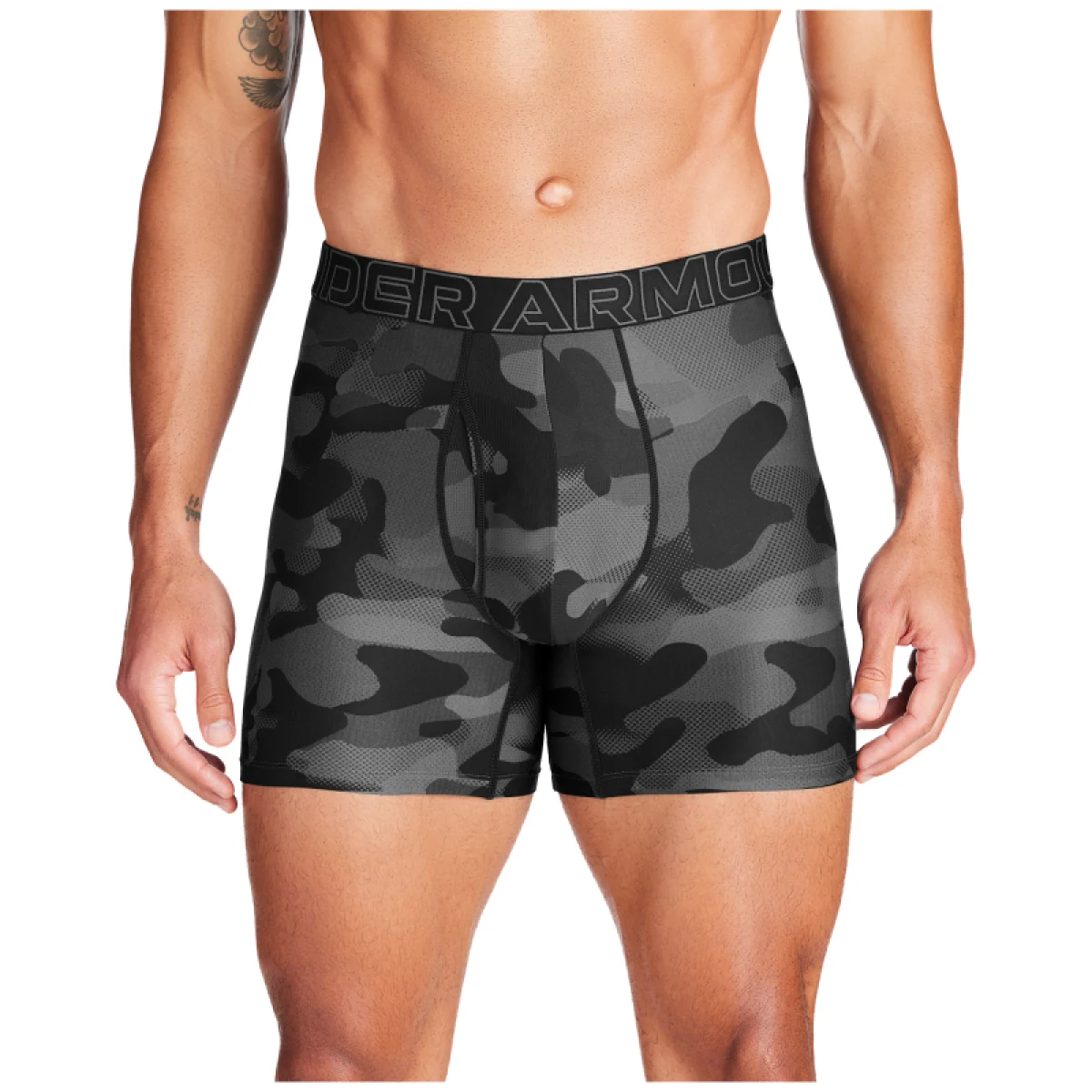Pánské boxerky UNDER ARMOUR 3 PACK-UA PERFORMANCE TECH- NOVELTY 6in-BLK · záber 2