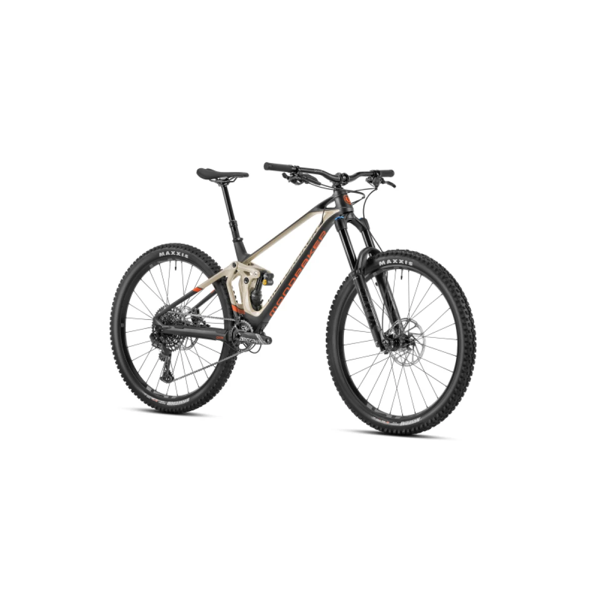 Horské kolo MONDRAKER Superfoxy Carbon R, carbon desert grey orange · záber 2