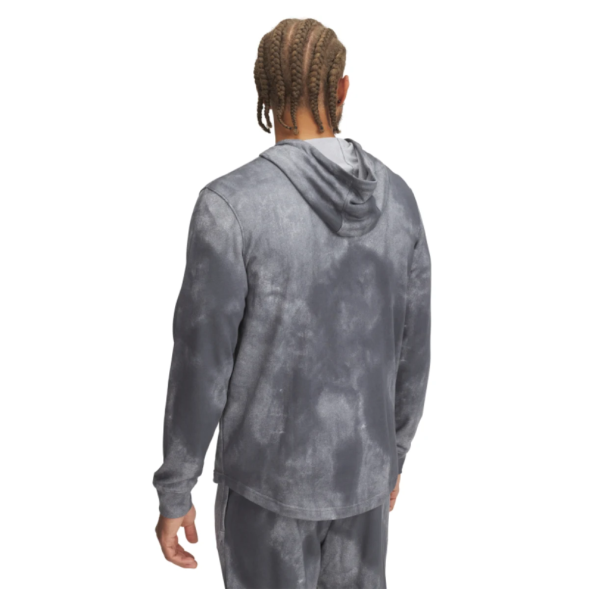 Pánská mikina s kapucí UNDER ARMOUR UA Rival Terry AOP Hood Q1-GRY · záber 2