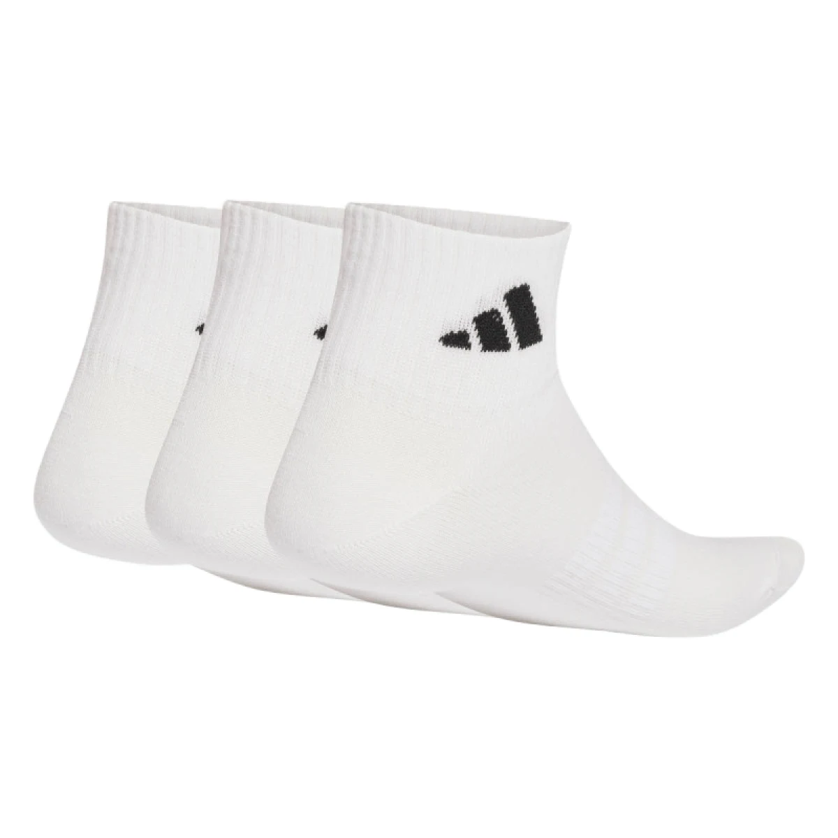 Ponožky ADIDAS 3PACK-T ESS ANK 3P WHITE WHITE BLACK · záber 2