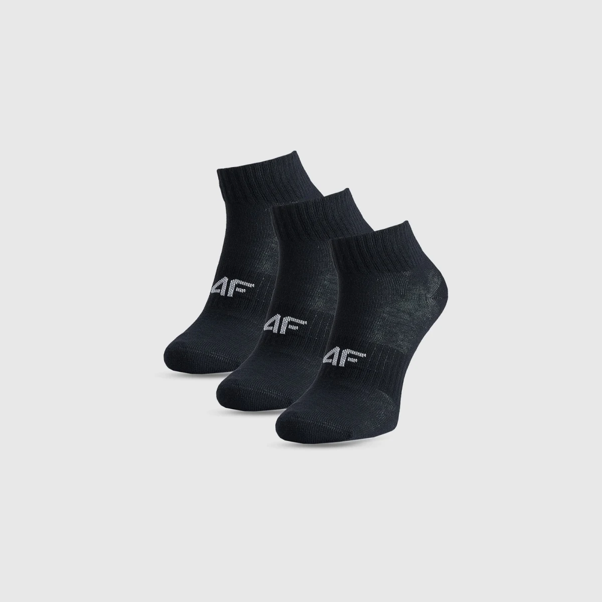 Chlapecké casual ponožky nad kotník (3-pack) - černé · záber 1