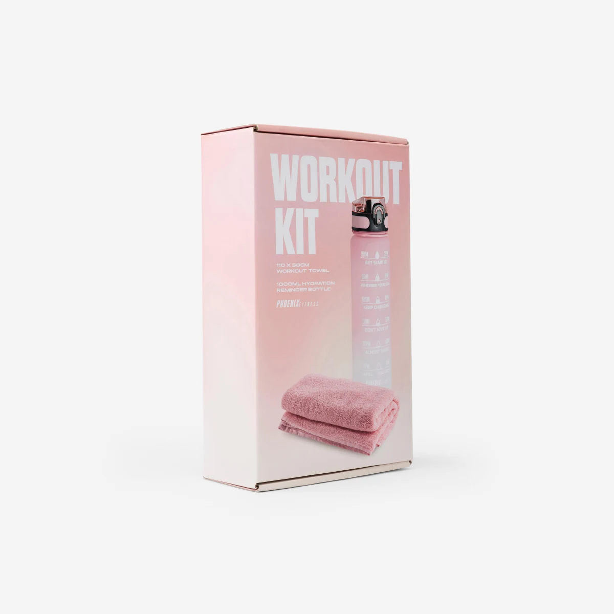 PHOENIX Fitness set Phoenix fľaša s objemom 1 liter + uterák bez · záber 1