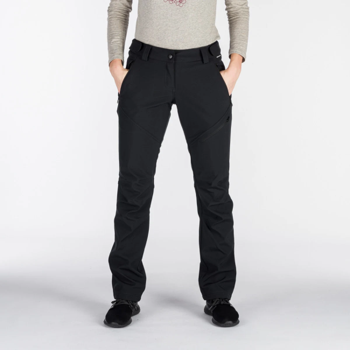Dámské turistické zateplené kalhoty NORTHFINDER JUANITA-269-black · záber 3