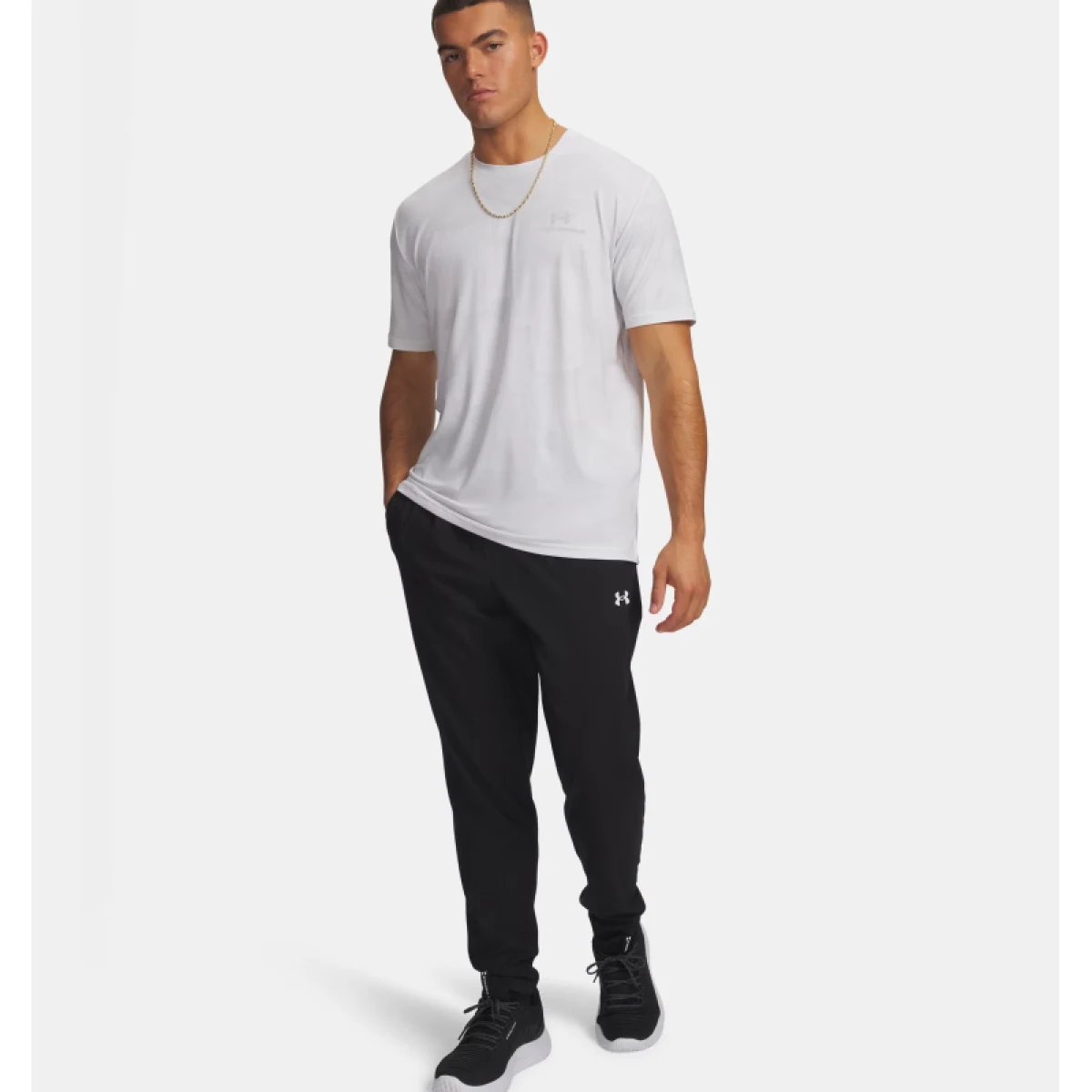 Pánske tréningové nohavice UNDER ARMOUR Vanish Training Pant-BLK · záber 4