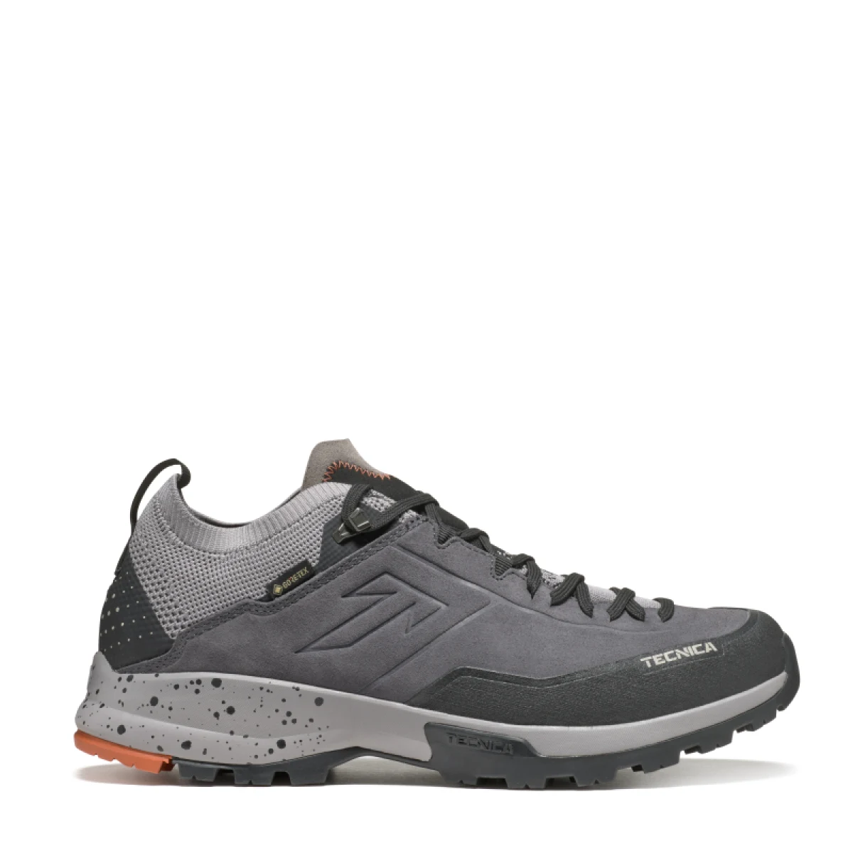 Pánská nízká turistická celokožená obuv TECNICA Forge Hike GTX Ms, dark grey burnt orange · záber 2