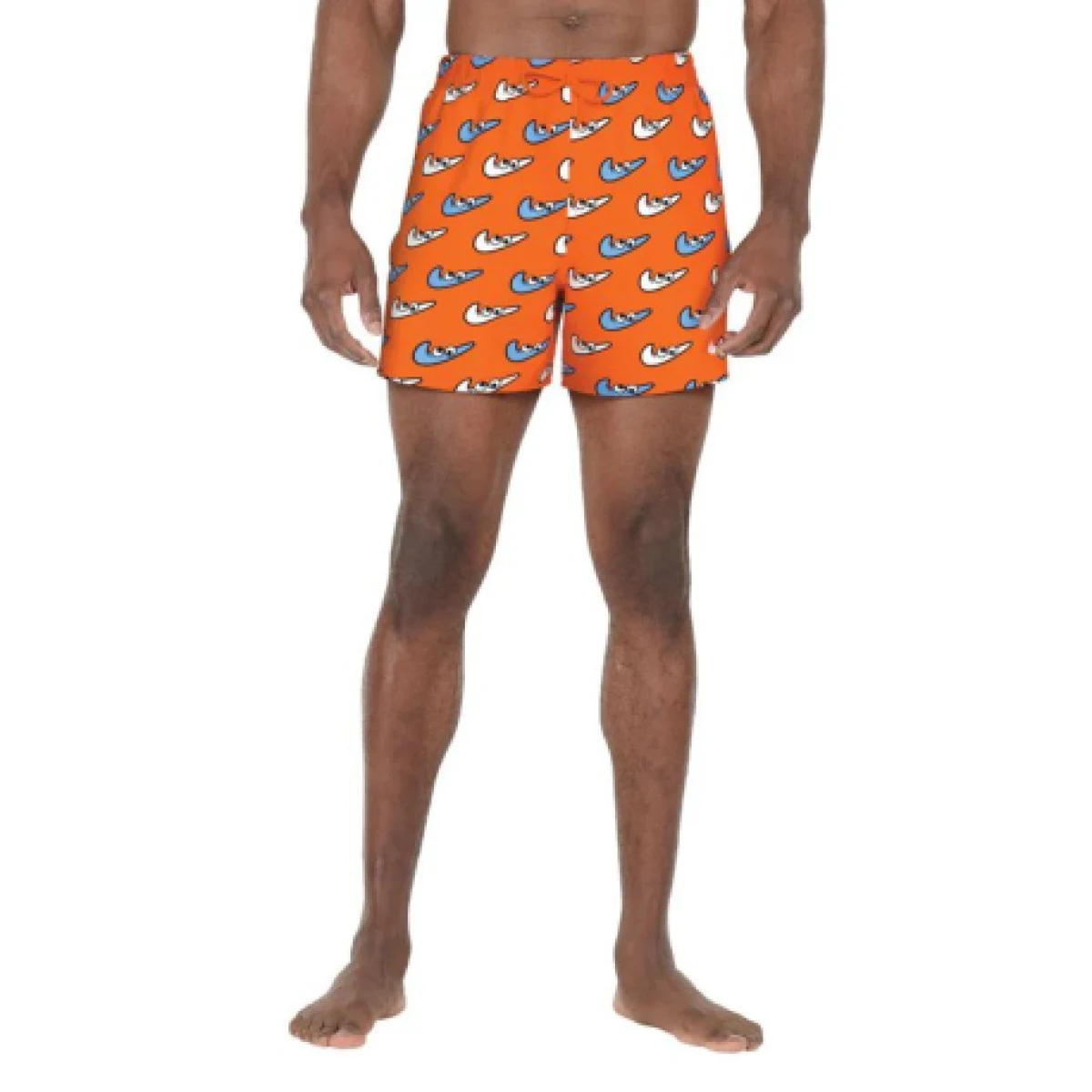 Pánské plavky NIKE SWIM MULTI PRINT-ORANGE BLAZE · záber 1