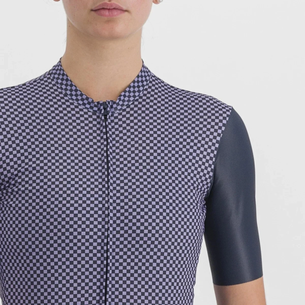 Dámský cyklistický dres s krátkým rukávem SPORTFUL Checkmate w jersey, galaxy blue chalck violet · záber 5