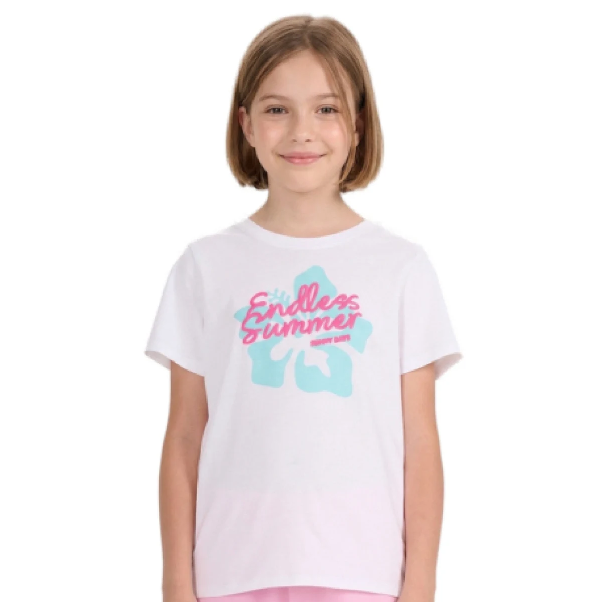 Dievčenské tričko s krátkym rukávom 4F JUNIOR TSHIRT F2938-10S-WHITE · záber 1