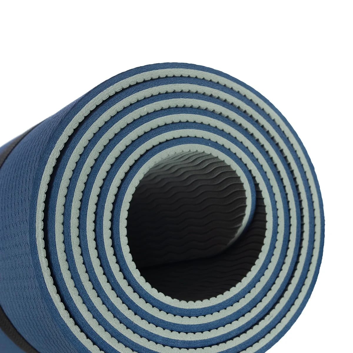 GymBeam Podložka Yoga Mat Dual Grey/Blue · záber 2