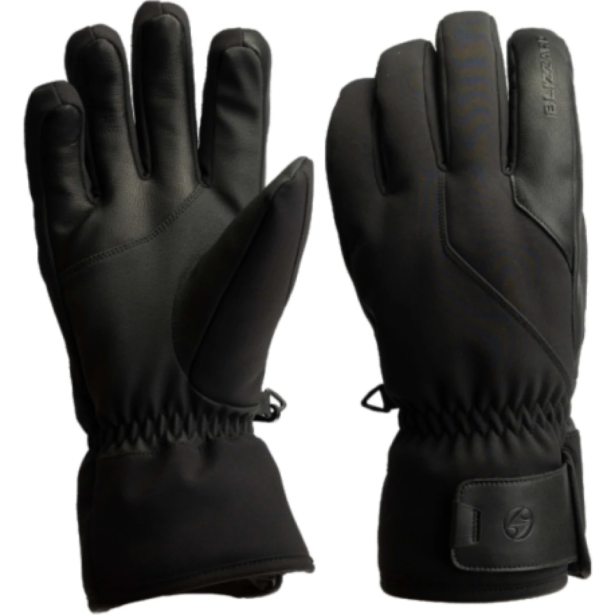 Lyžařské rukavice BLIZZARD Force ski gloves, black · záber 1