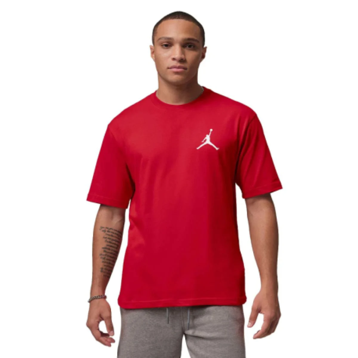 Pánské tričko s krátkým rukávem NIKE JORDAN JUMPMAN SS LBR TEE 2 GYRED WHITE · záber 1