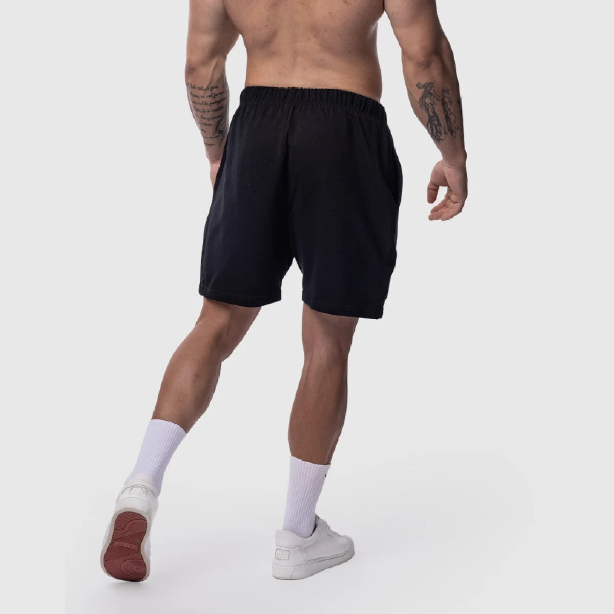 Pánské bavlněné šortky Iron Aesthetics Ambition, černé · záber 5