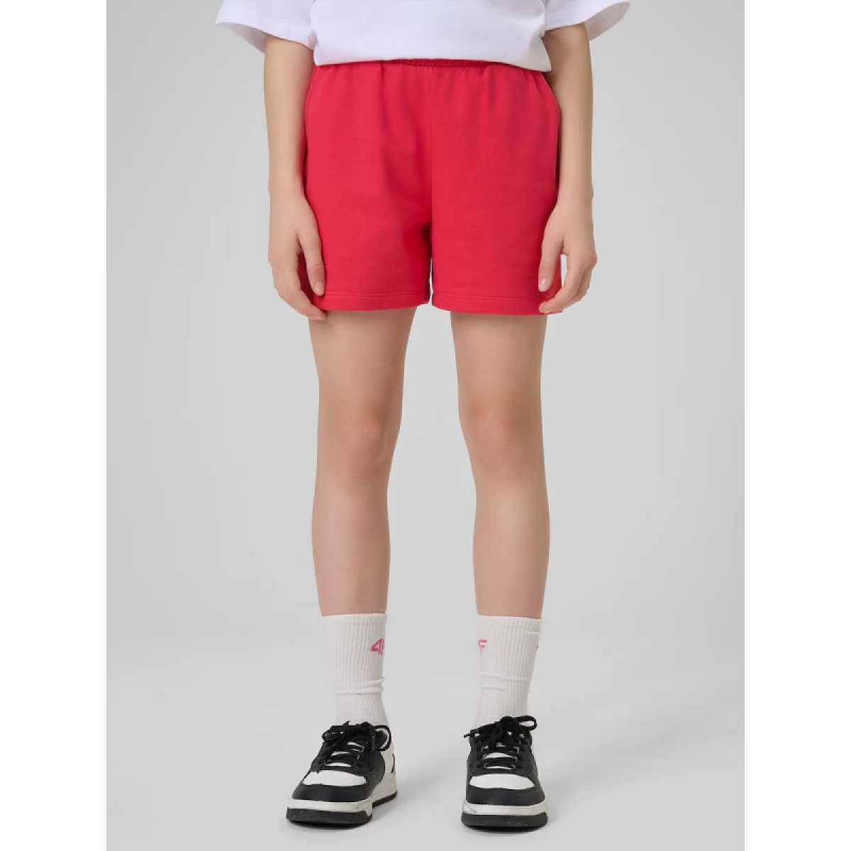 Dívčí kraťasy 4F JUNIOR SHORTS CAS F775-53S-DARK PINK · záber 2