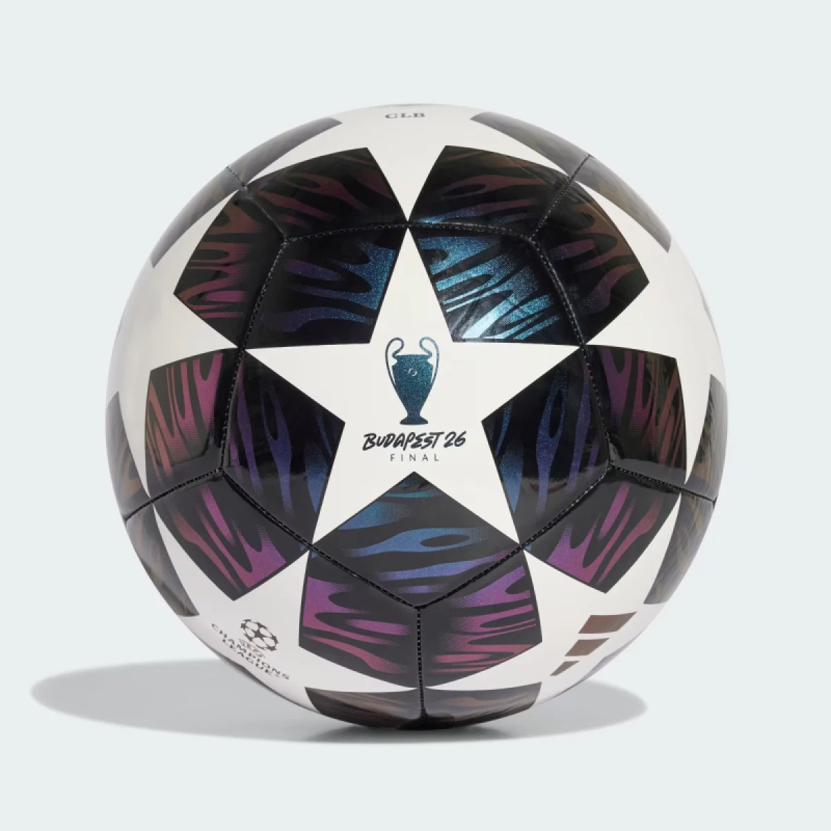 Futbalová lopta ADIDAS UCL CLB F BLACK WHITE · záber 3