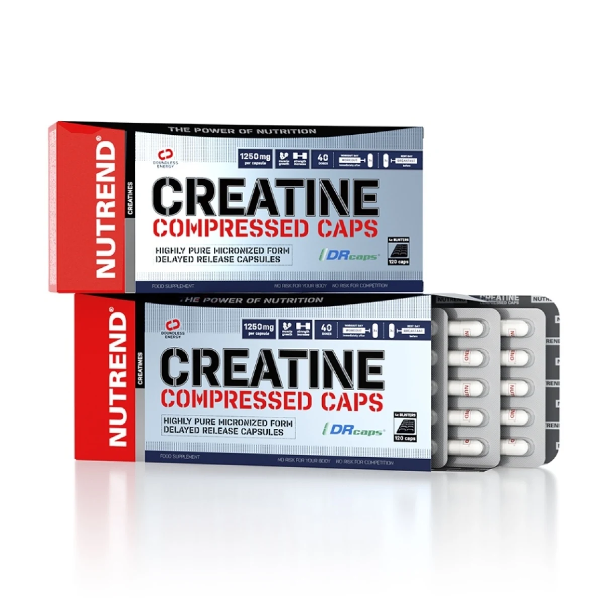 Nutrend Creatine Compressed Caps 120 kapsúl · záber 3