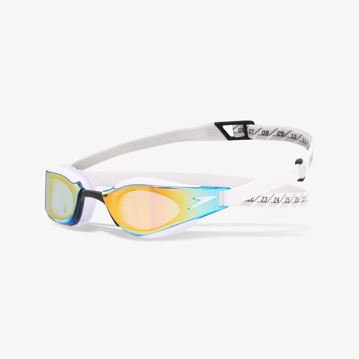 SPEEDO Plavecké okuliare na preteky Speedo Hyper Elite bielo-modré bez · záber 1