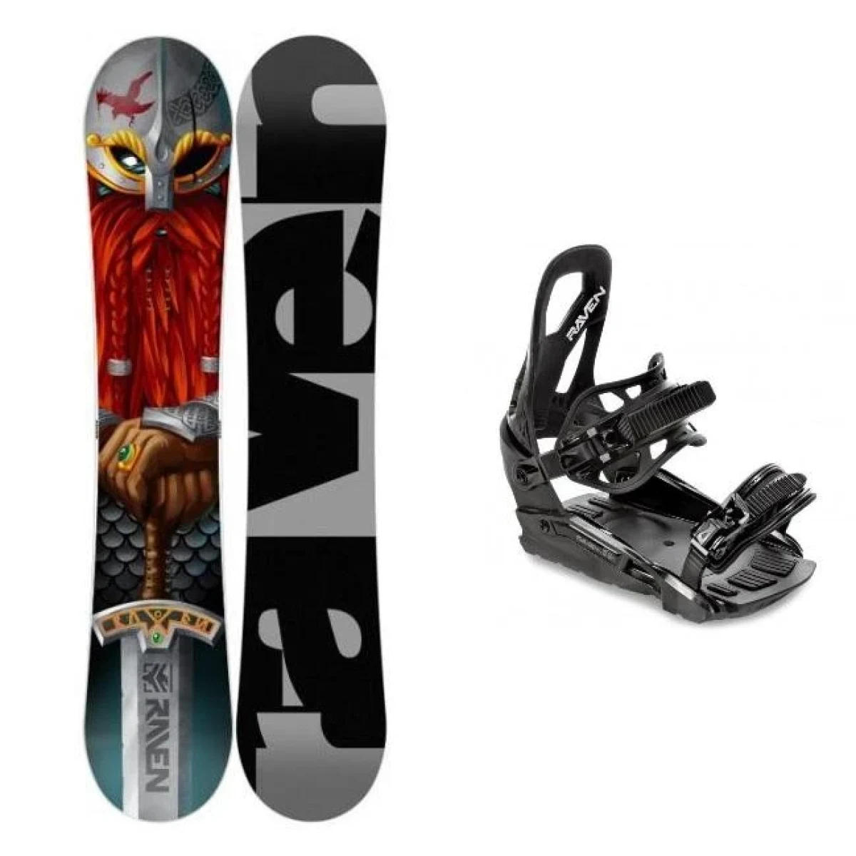 Raven Dwarf pánský snowboard + Raven S230 Black vázání · záber 1