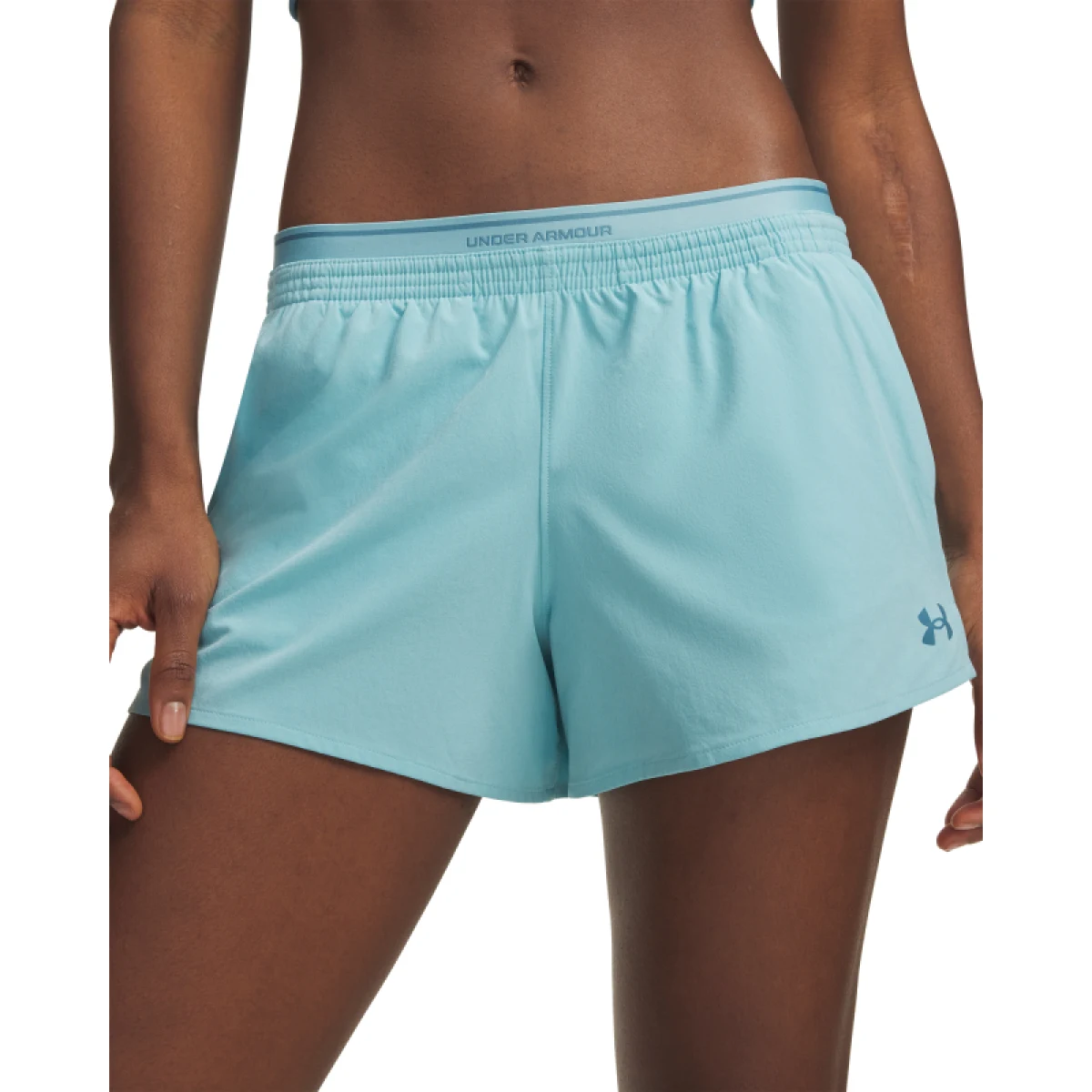 Női edzőnadrágok UNDER ARMOUR UA Vanish Woven 3in Shorts-BLU · záber 2