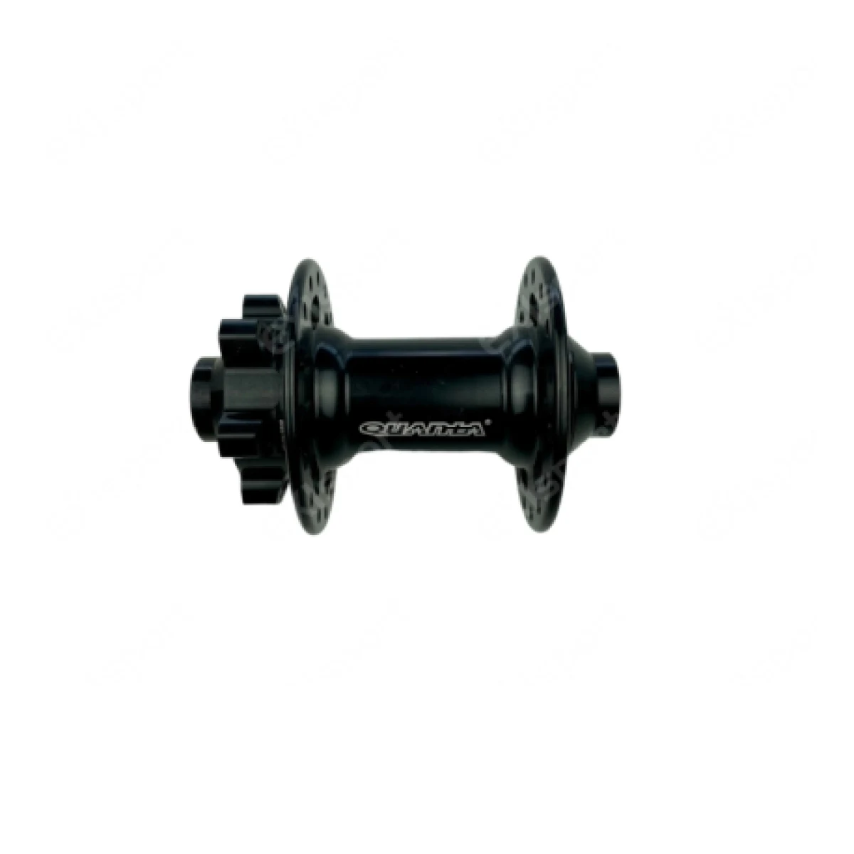 ND na kolesá AMULET Front hub KT 15 mm 13Gx32 holes, black · záber 1