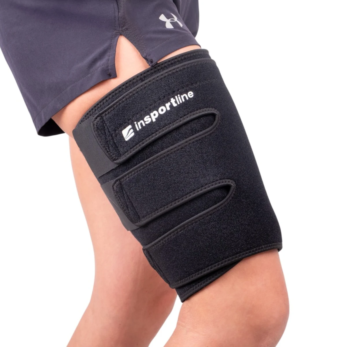 Neoprénová stehenná bandáž inSPORTline Neomiros · záber 2