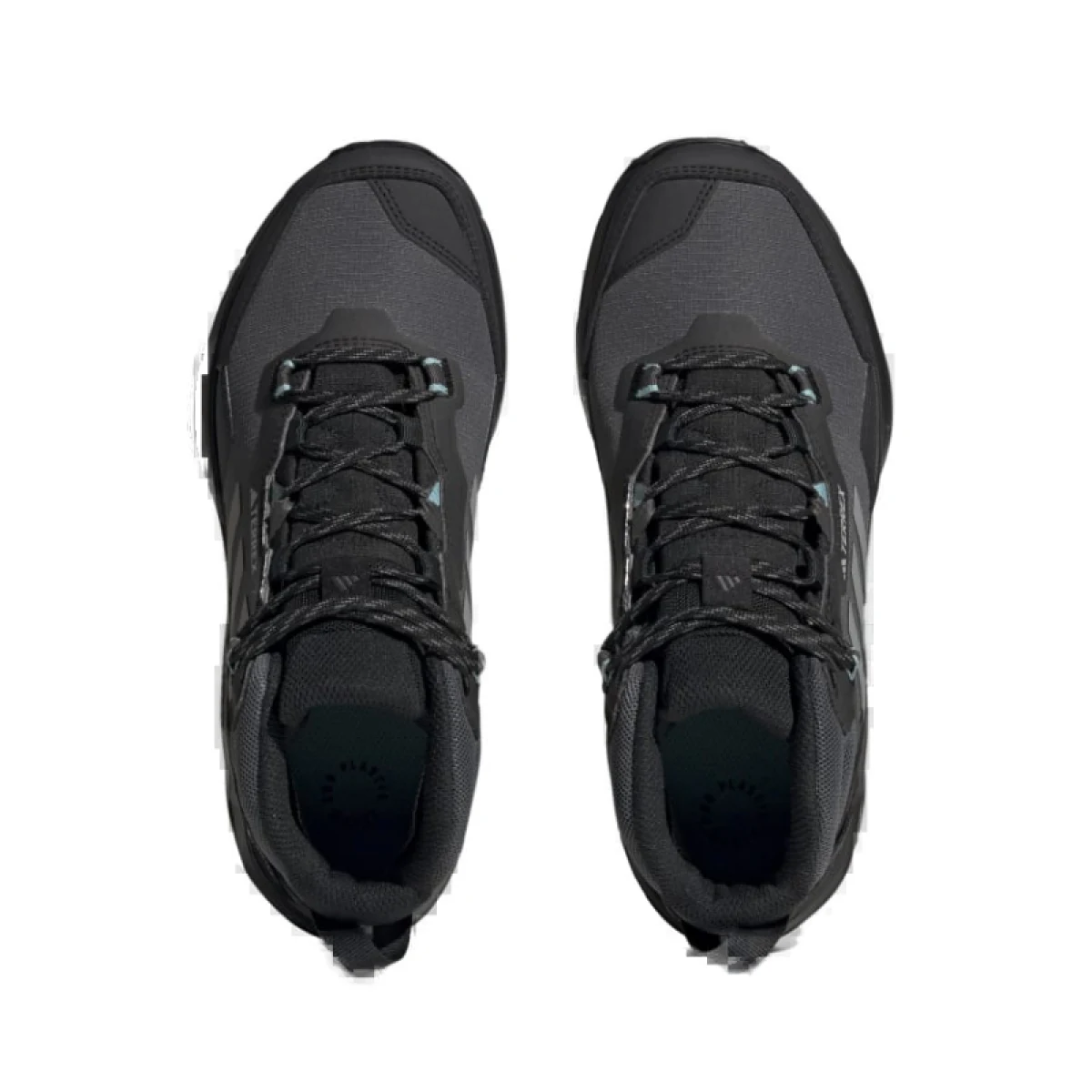 Kotníková turistická obuv ADIDAS Terrex AX4 Mid GTX core black grey three mint ton · záber 3