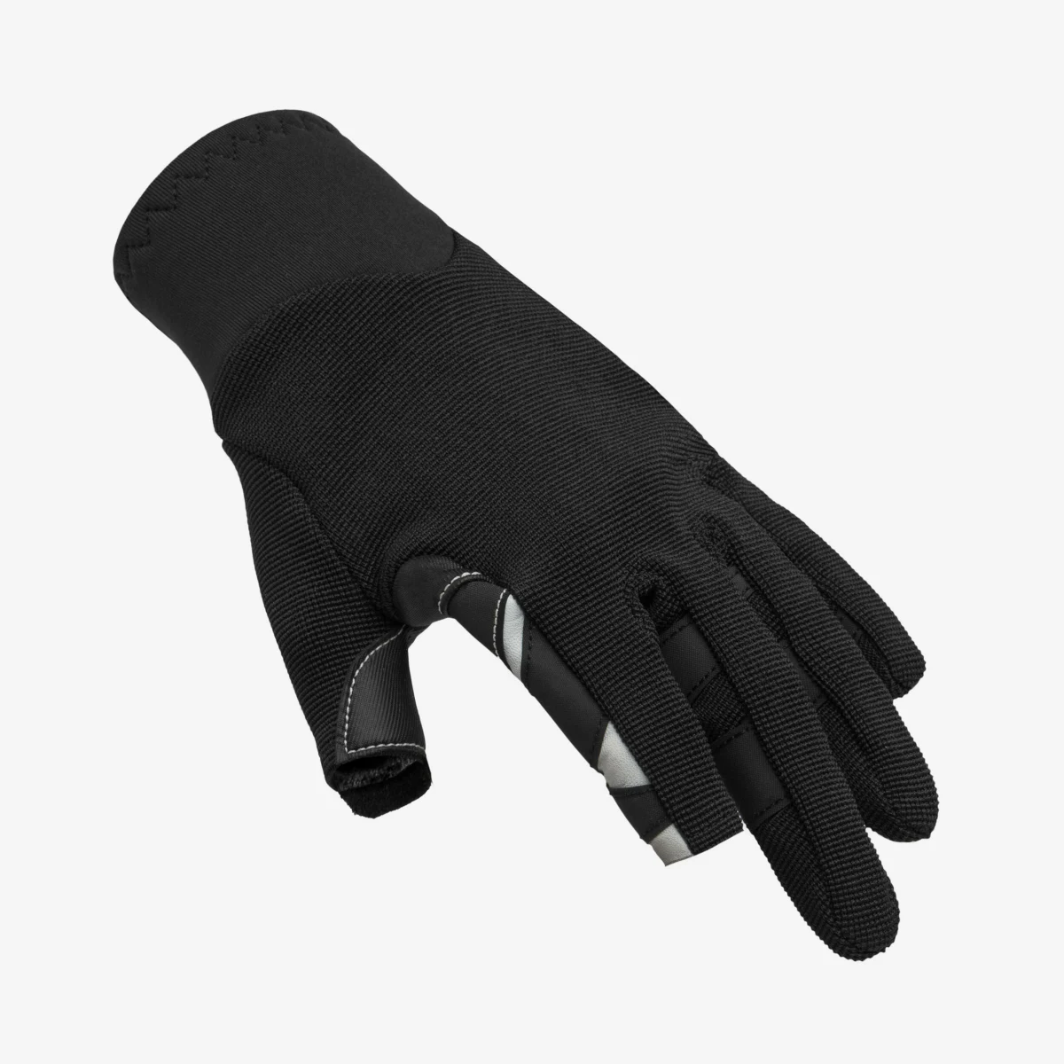 DECATHLON Rukavice na jachting 2 skrátené prsty Sailing 900 čierne L · záber 1