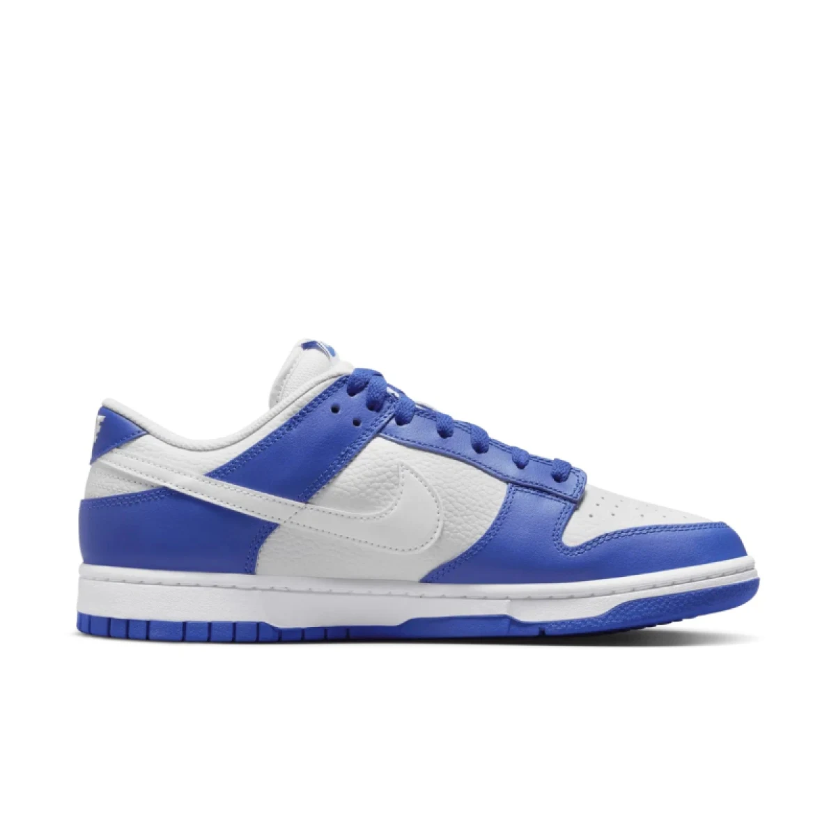 Pánská vycházková obuv NIKE Dunk Low photon dust racer blue white · záber 2