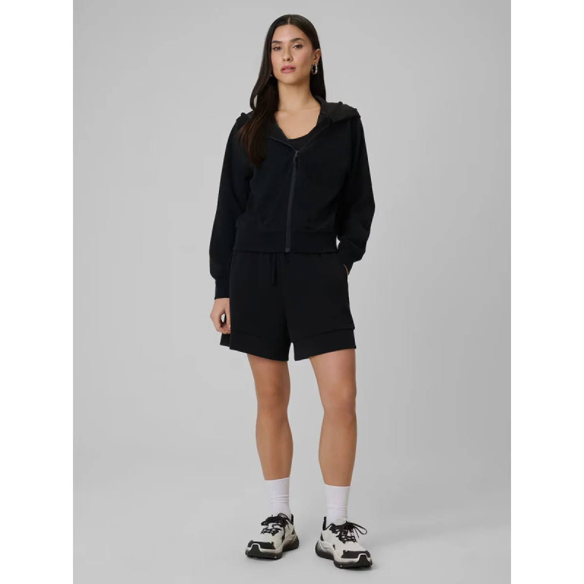 Dámské kraťasy 4F SHORTS CAS F717-20S-DEEP BLACK · záber 3