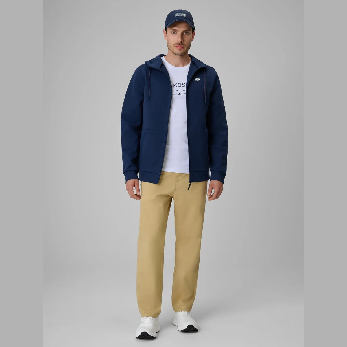 Kalhoty casual pánské - béžové · záber 1