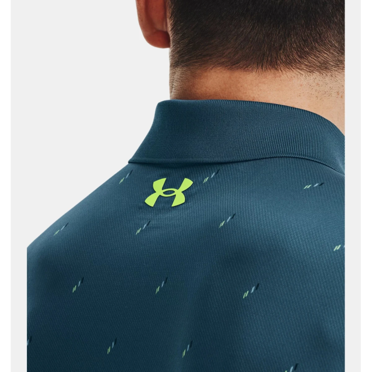 Pánské golfové polo tričko s krátkým rukávem UNDER ARMOUR UA Perf 3.0 Deuces Polo-BLU · záber 3