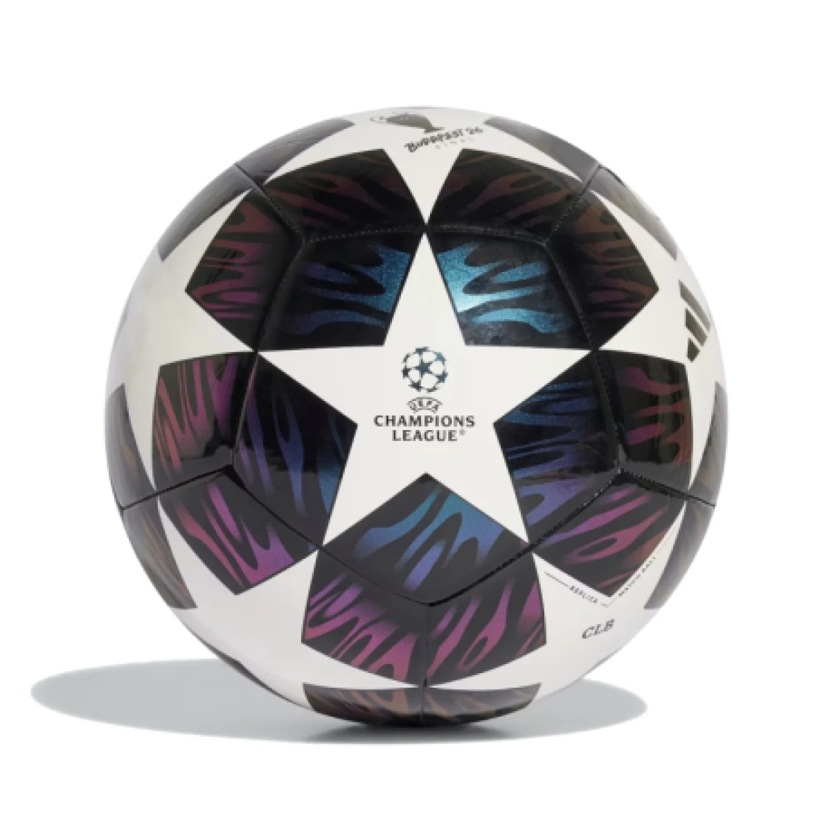 Futbalová lopta ADIDAS UCL CLB F BLACK WHITE · záber 1