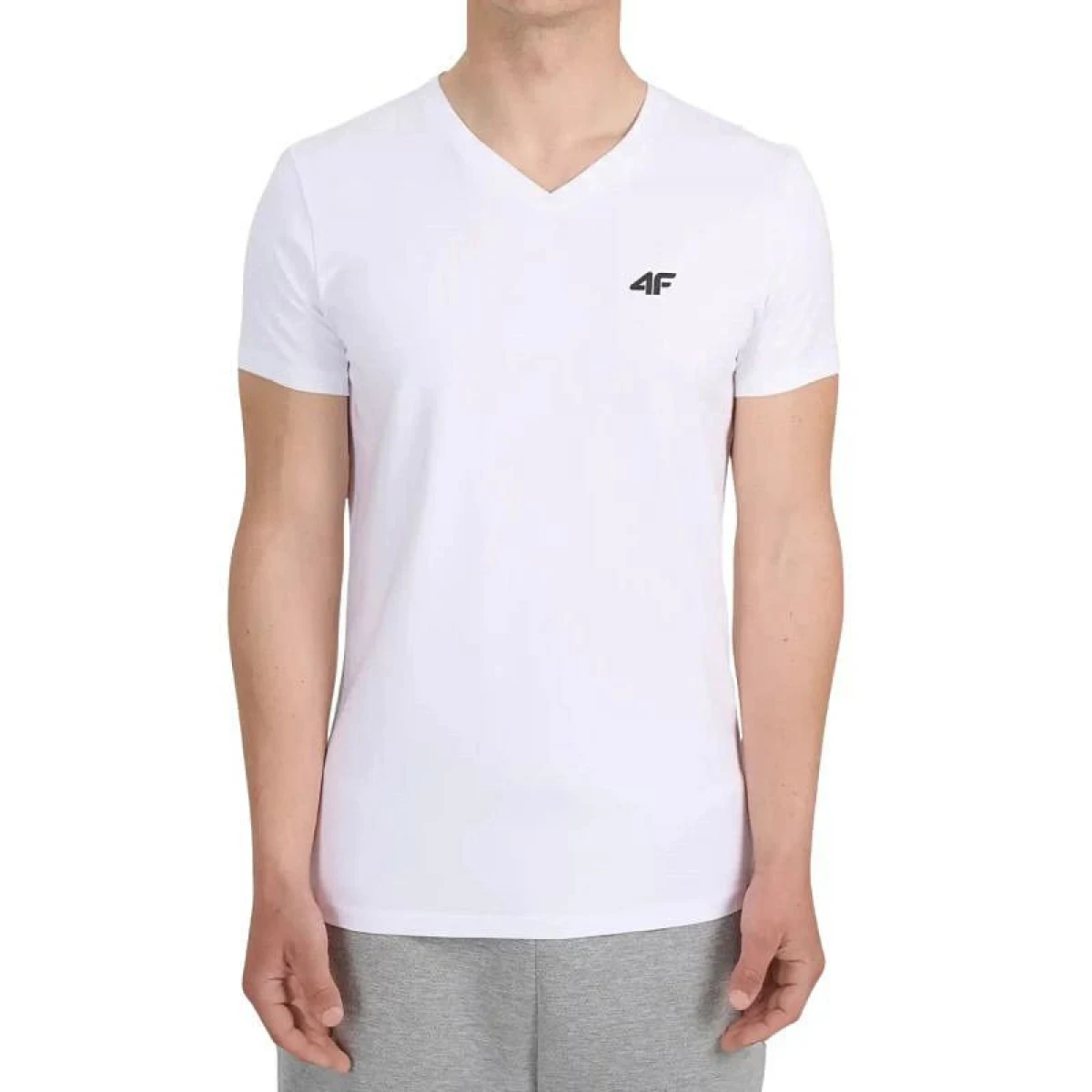 Pánské tričko s krátkým rukávem 4F TSHIRT M3339-10S-WHITE · záber 3