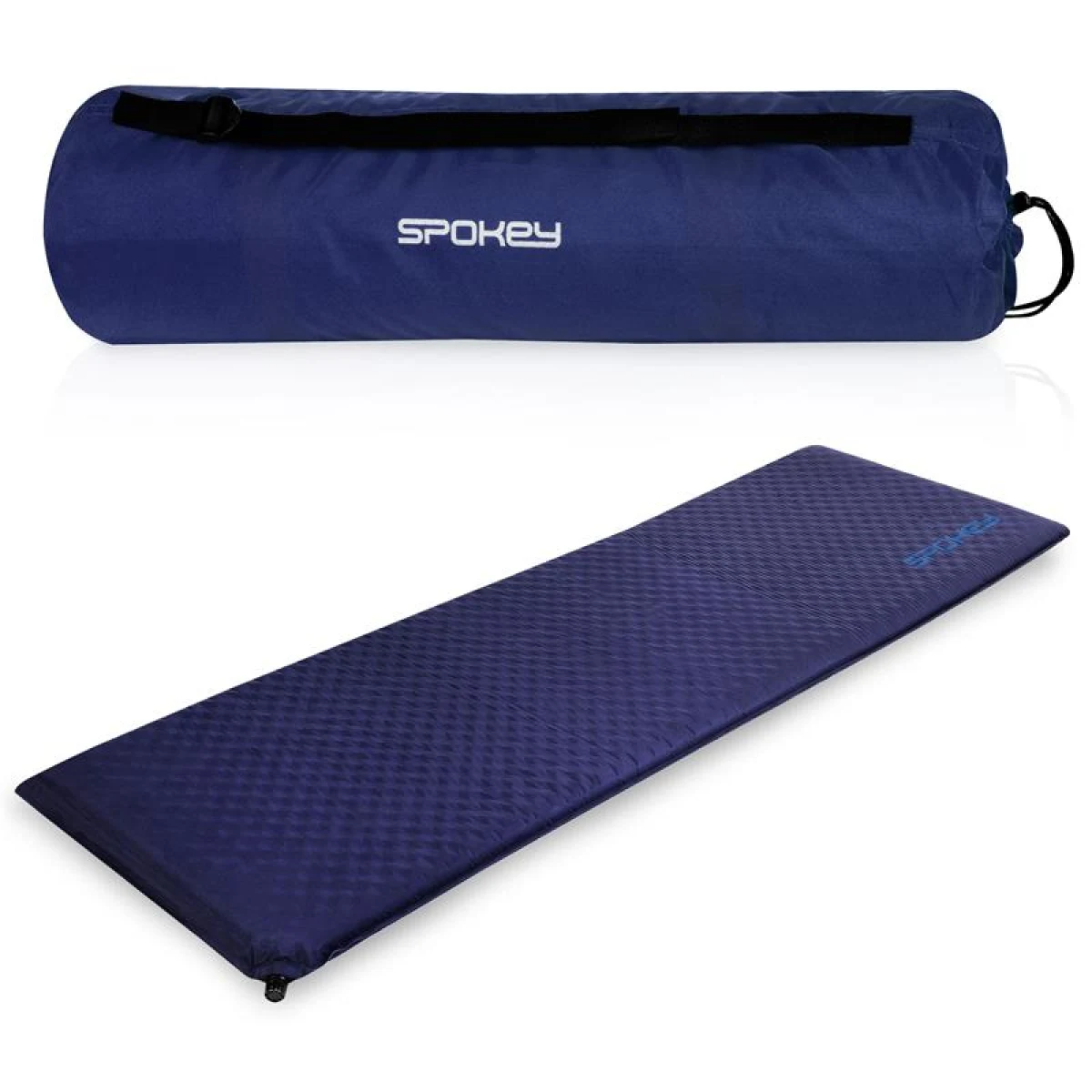 Samonafukovacia karimatka SPOKEY COUCH Self-inflating sleeping mat, 200 x 66 x 5 cm, R-Value 5, dark blue · záber 3