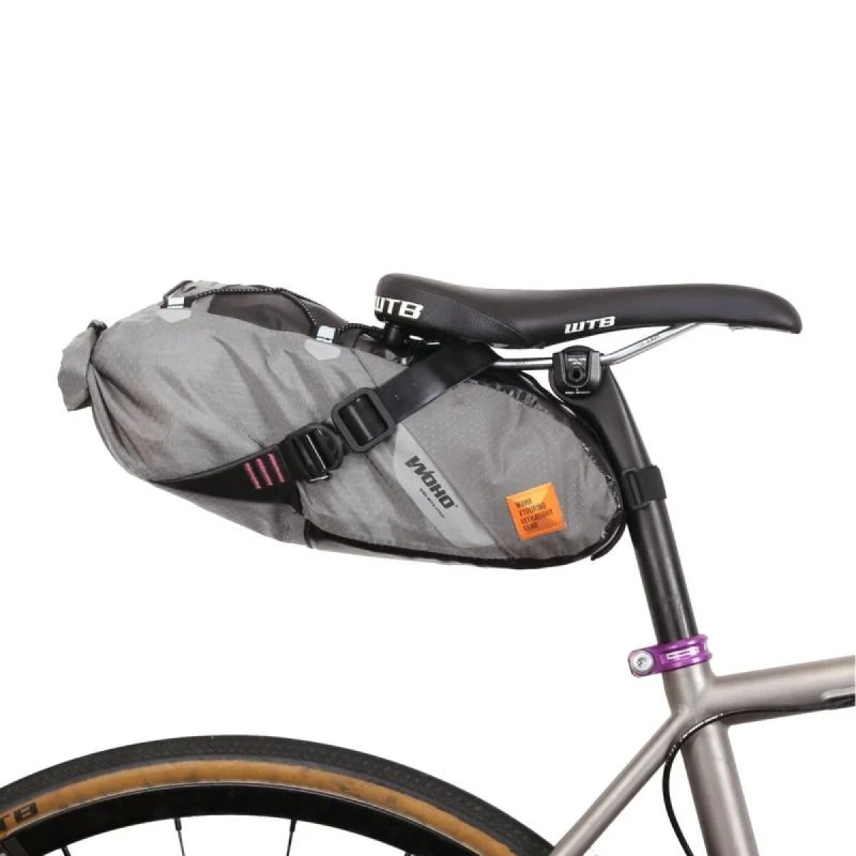 Woho Podsedlová Brašna X-touring Dry Bag Honeycomb Iron Šedá S · záber 1