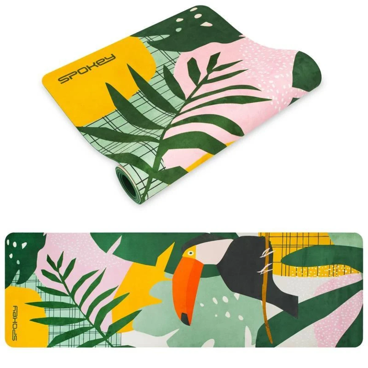 Fitness podložka SPOKEY HOME JUNGLEjoga mat, 180 x 60 x 0,4 cm · záber 1