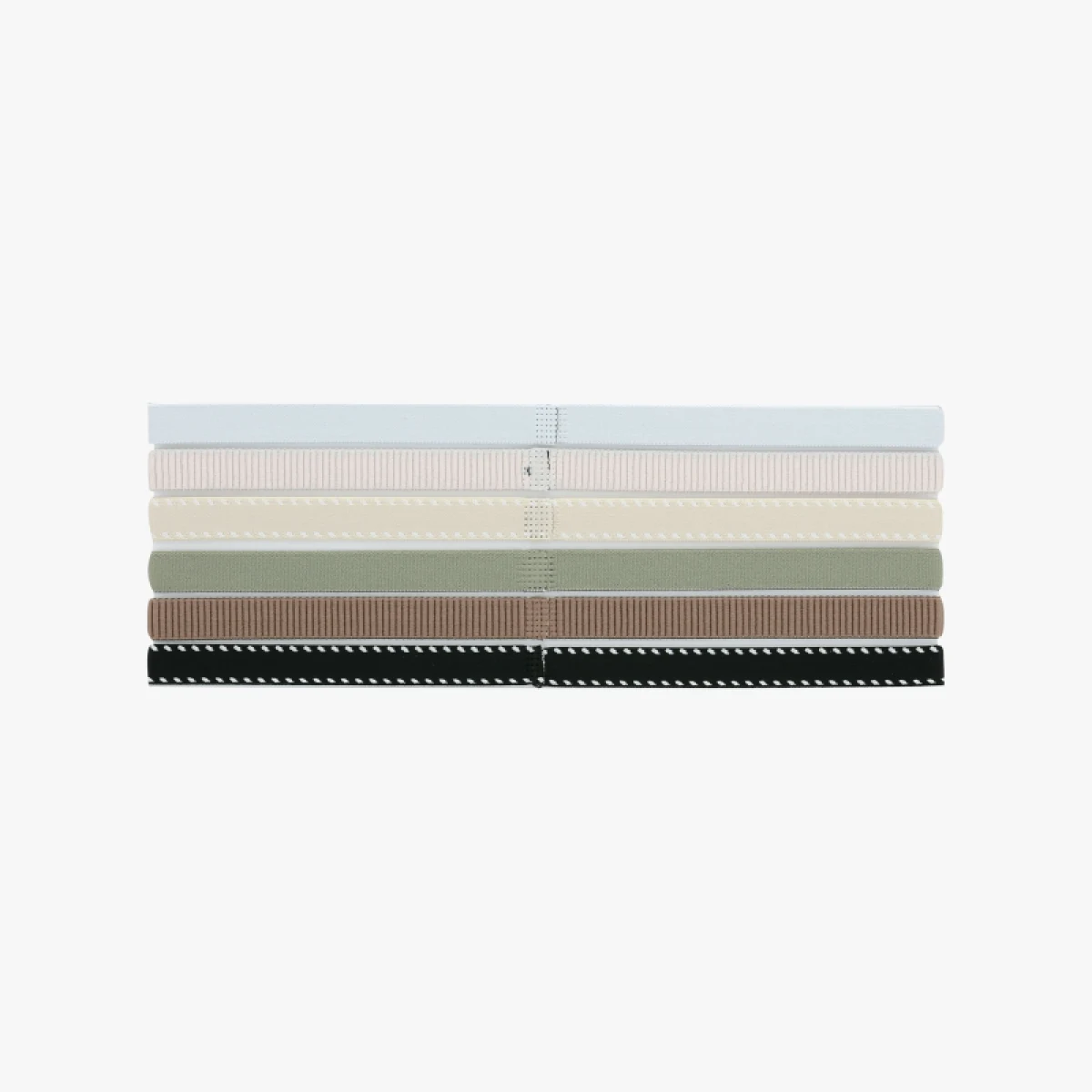 Čelenka NIKE FLEX CLASSIC HEADBANDS 6PK WHITE LIGHT ARMY BLACK · záber 3