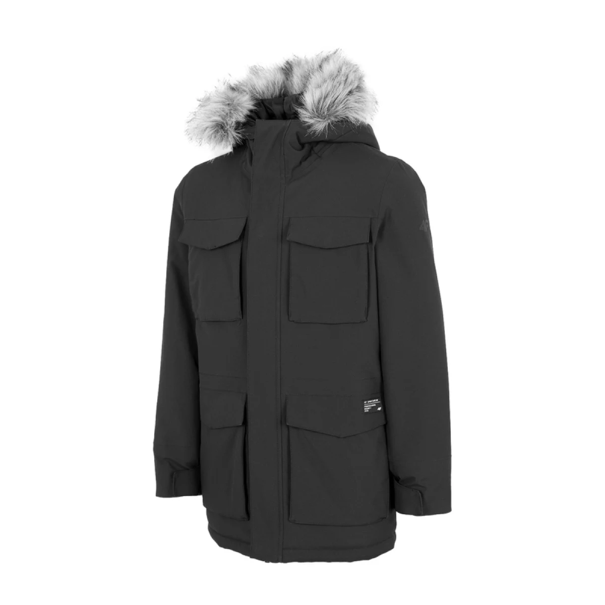 Chlapecká bunda 4F JUNIOR BOYS JACKET JKUM001-20S-DEEP BLACK · záber 4