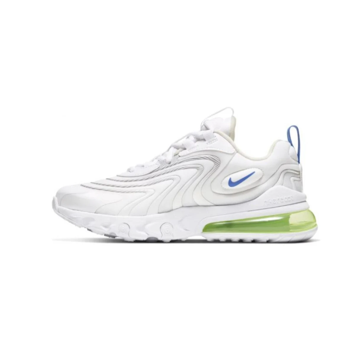 Juniorská rekreační obuv NIKE Air Max 270 React ENG white sapphire laser orange · záber 2