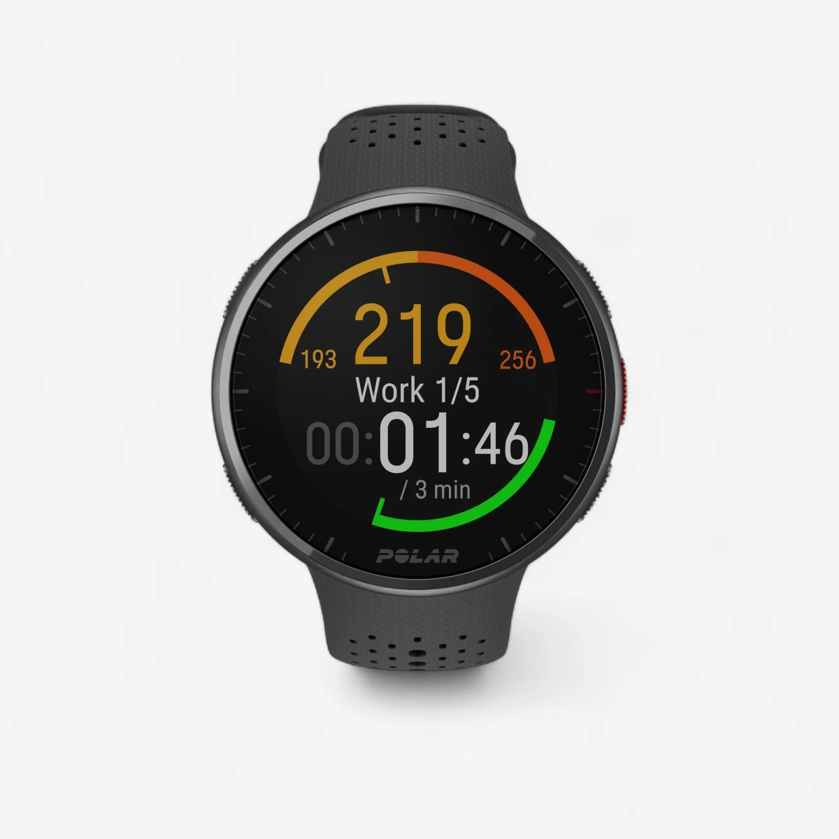 POLAR Smart kardio hodinky s GPS Polar Pacer Pro s barometrom čierne bez · záber 1