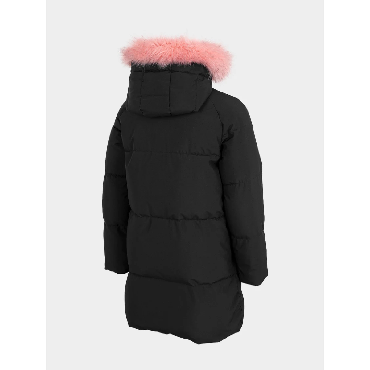 Dívčí bunda 4F JUNIOR GIRLS JACKET JKUDP004-20S-DEEP BLACK · záber 4