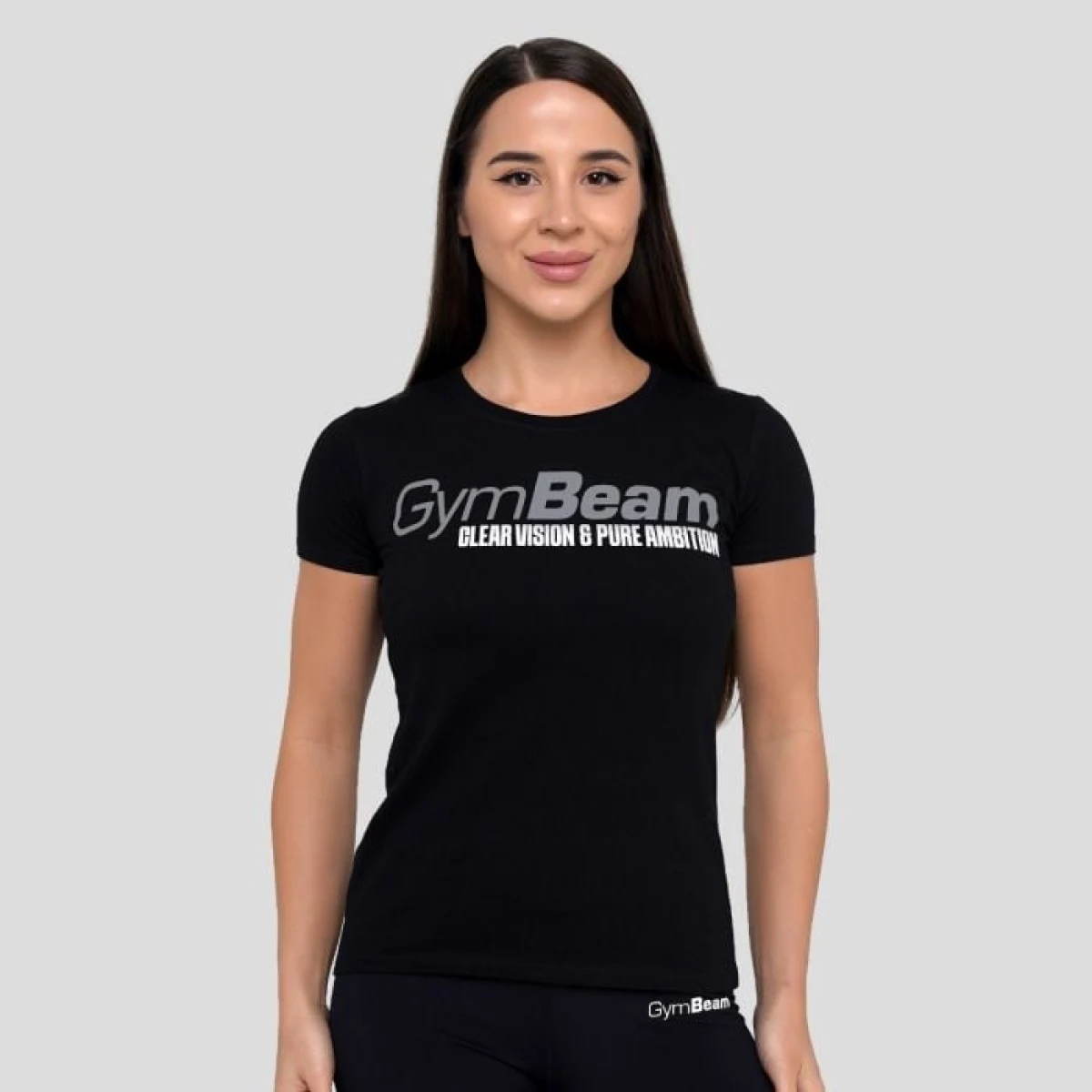 Дамска тениска Pure Ambition Black - GymBeam - Размер: XS | Тегло: 0,1 g · záber 1