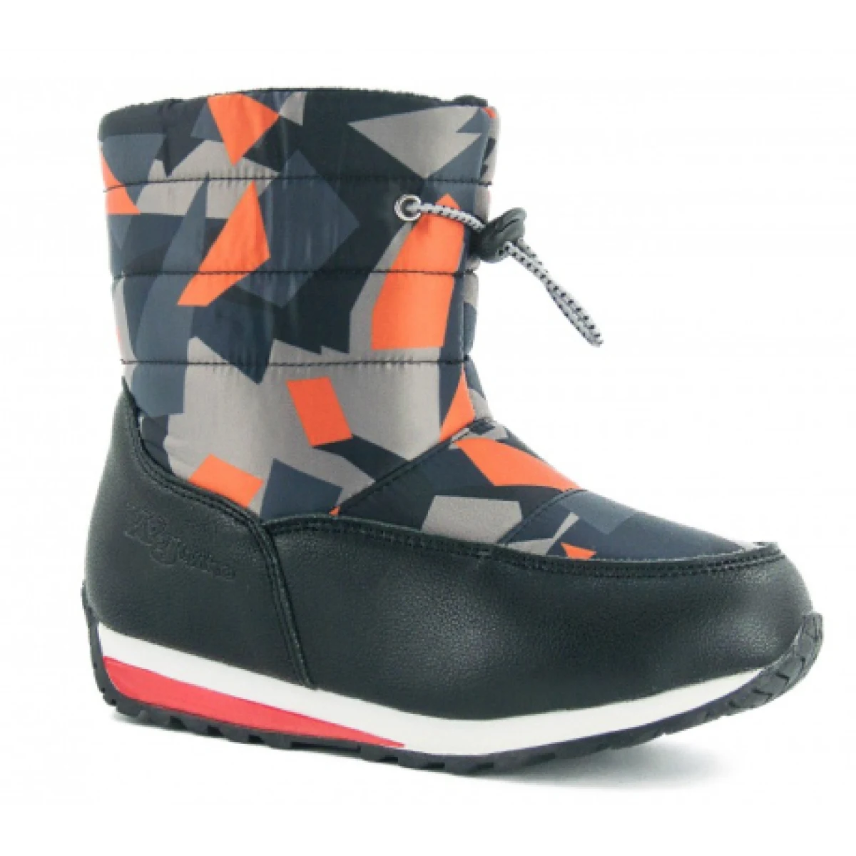 Chlapecké vysoké zimní boty WOJTYLKO Dinton blue orange · záber 1