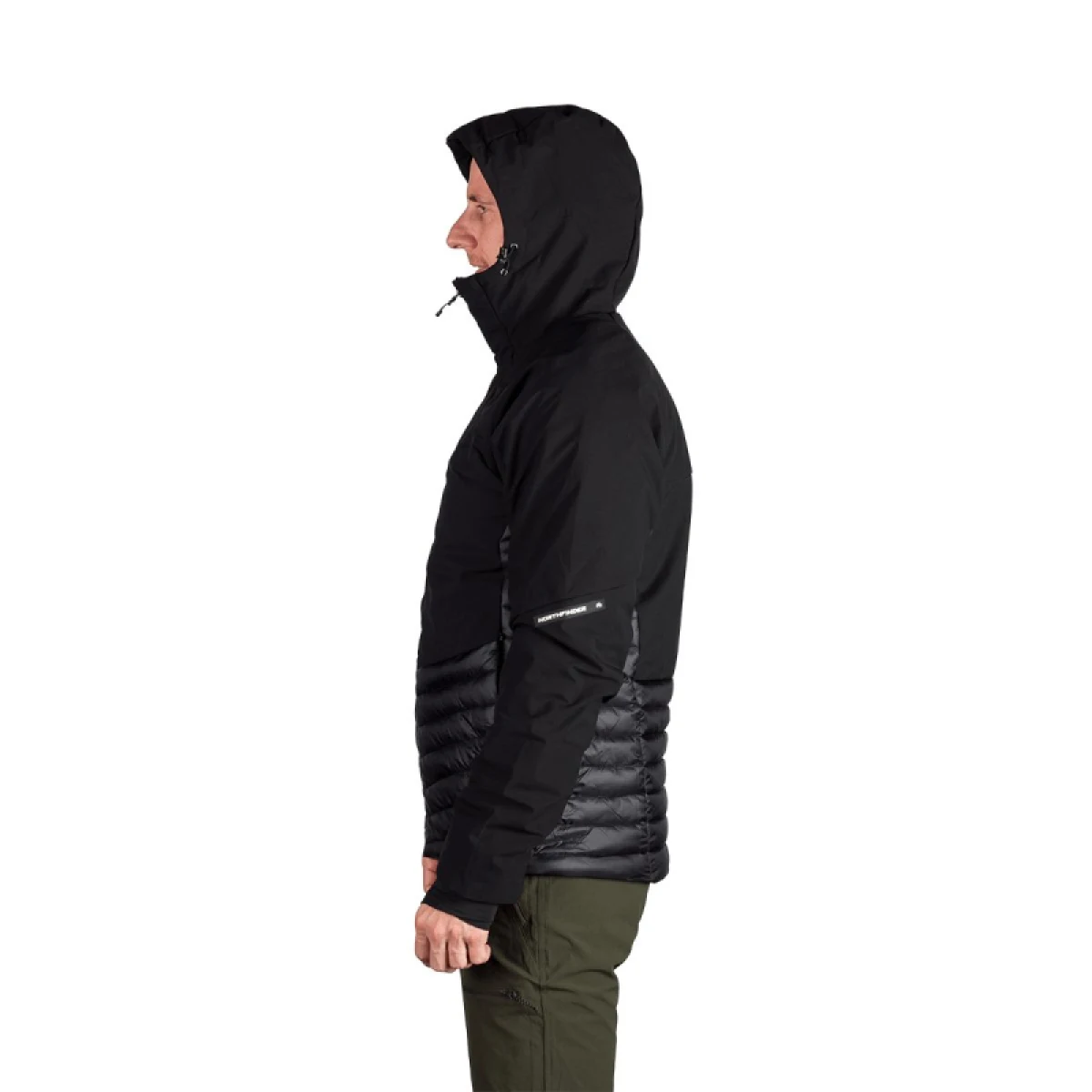 Pánská turistická bunda NORTHFINDER EMERYK-270blackblack · záber 4