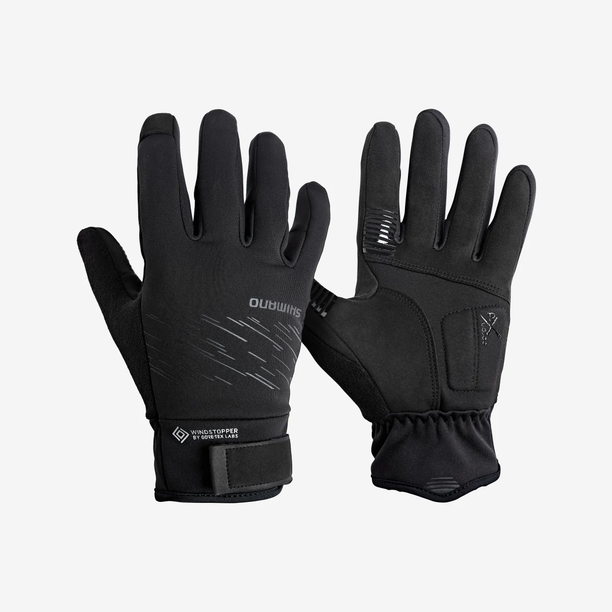 SHIMANO Izolačné cyklistické rukavice Windstopper® Gore-Tex Labs M · záber 1