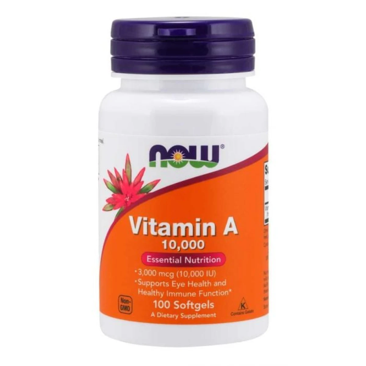 Now Foods Vitamín A 10.000IU 100 tabliet · záber 1
