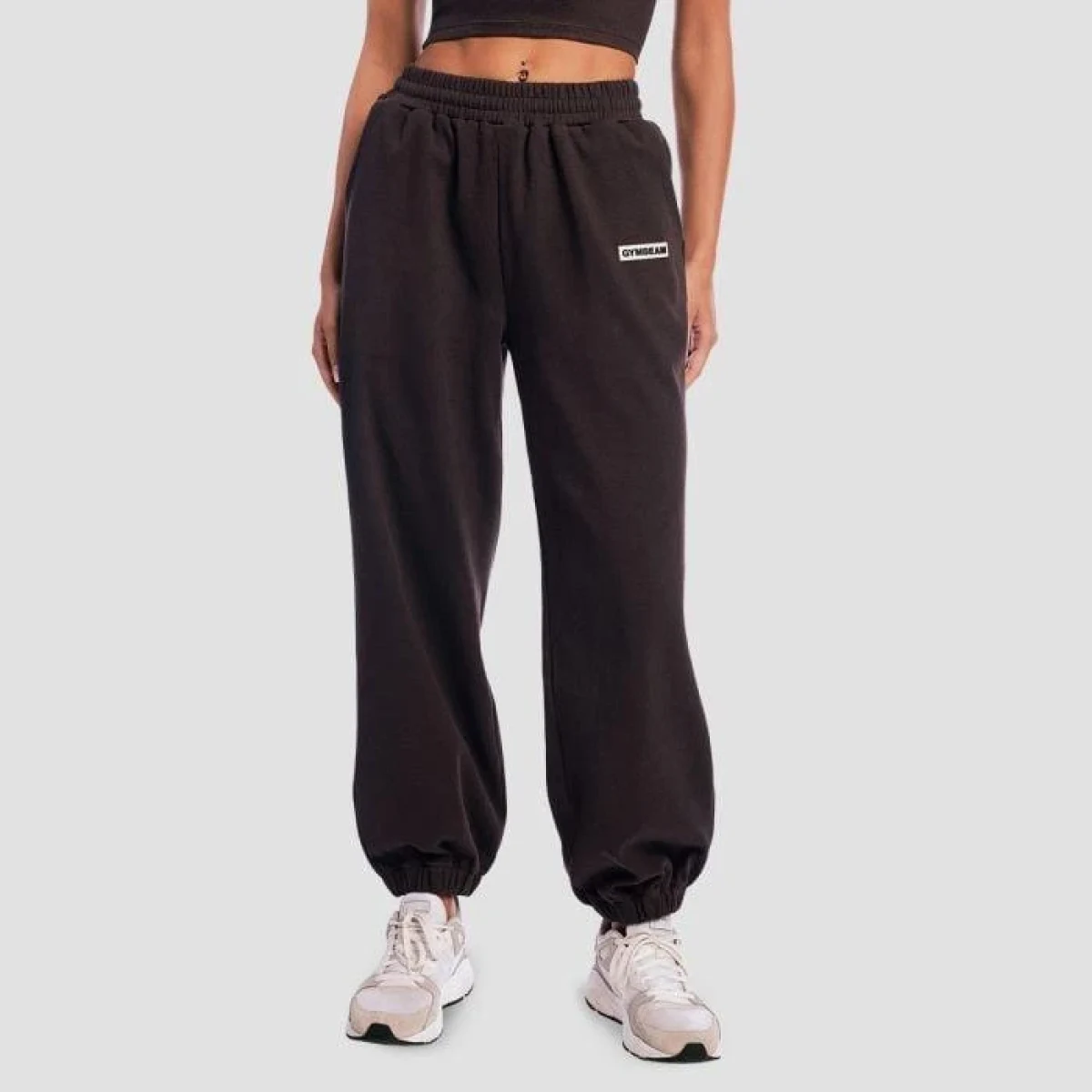 GymBeam Dámské tepláky Aura Tee Brown - Velikost: S | Barva: hnedá | Pohlavie: Dámské | Hmotnost: 0,6 kg | Balení: 22 · záber 7