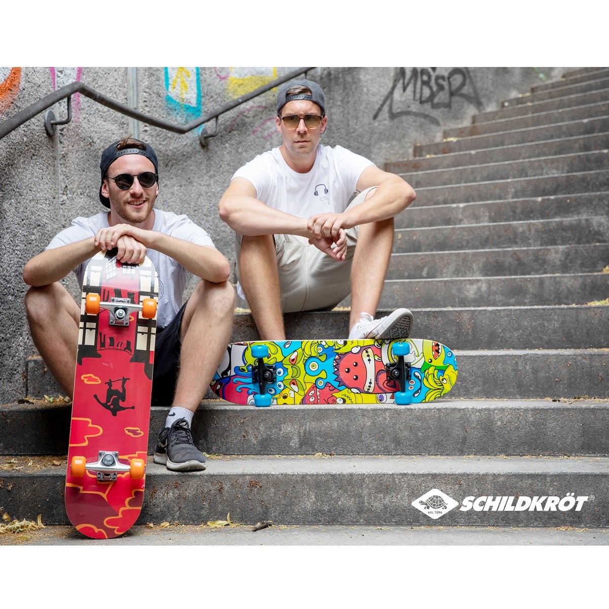 Skateboard SCHILDKROT Kicker 31" - Parkour · záber 2