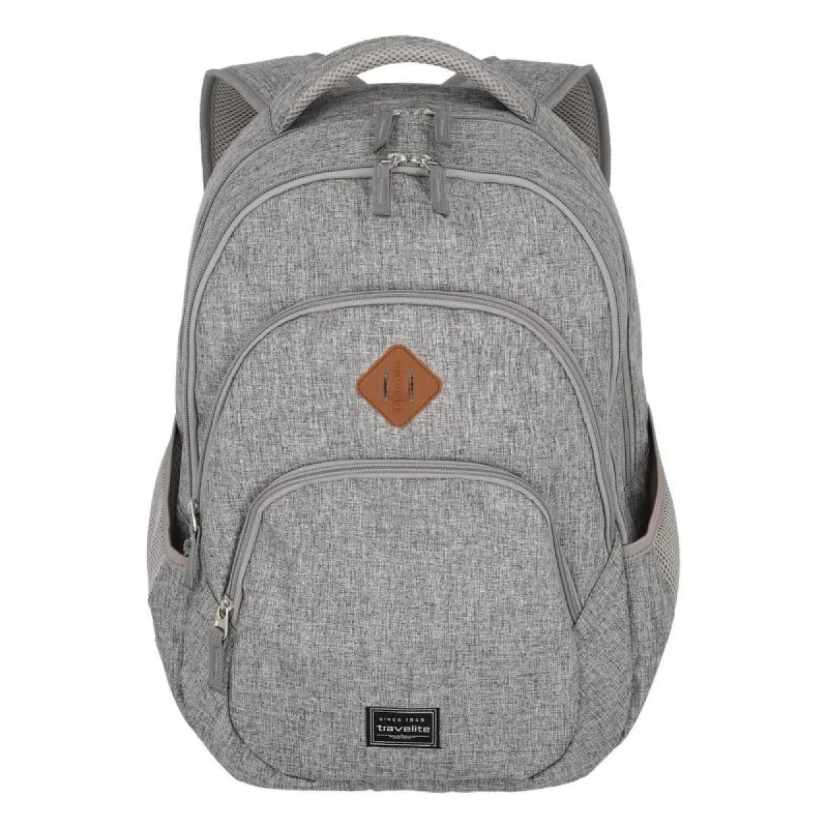 Travelite Basics Backpack Melange Light grey batoh · záber 1