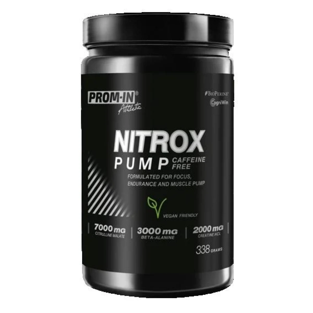 PROM-IN Nitrox Pump Caffeine Free 338g - Barva: Vícebarevná | Příchuť: Ananas, mango · záber 1