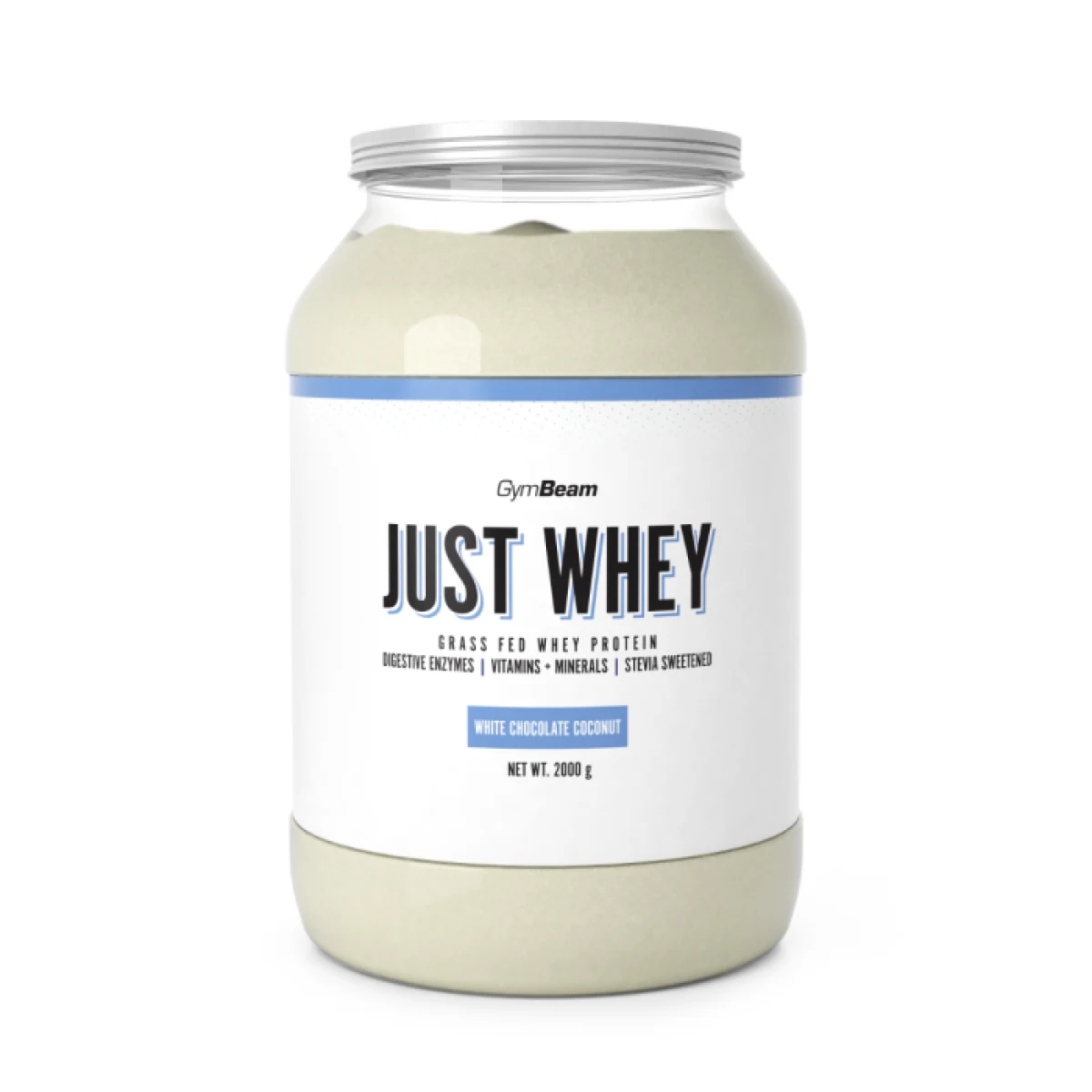 GymBeam Just Whey biela čokoláda kokos · záber 6
